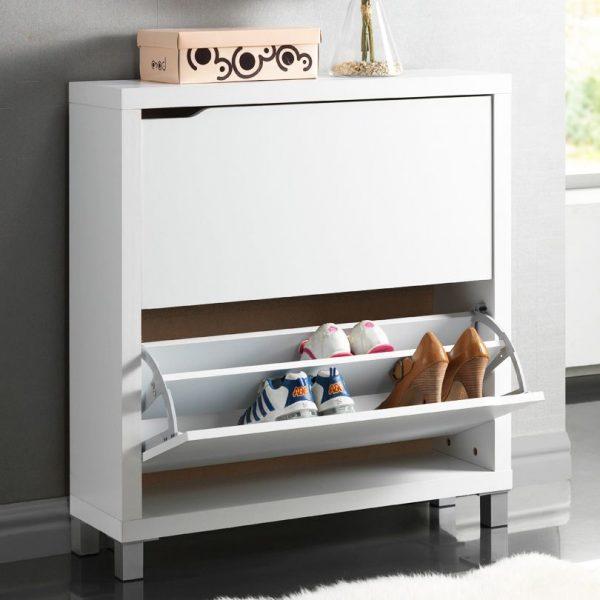 Small Fold-down Door Shoe Storage Cabinet