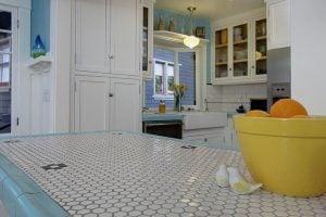 Hexagon Pattern Countertop