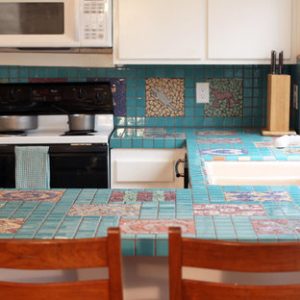 Mismatched Color Countertops 