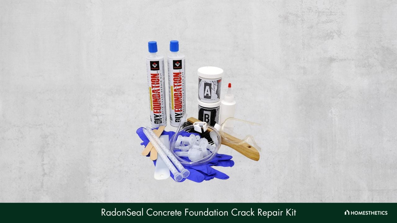 RadonSeal Concrete Foundation Crack Repair Kit
