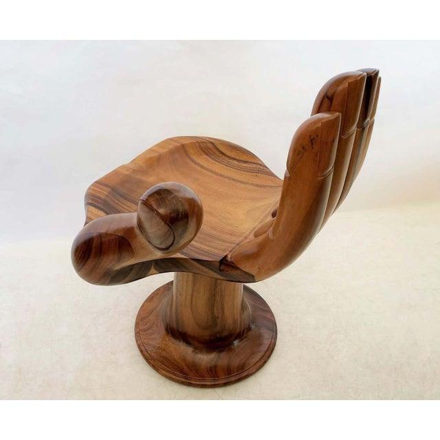Carved Hand Chair In The Style Of Pedro Friedeberg