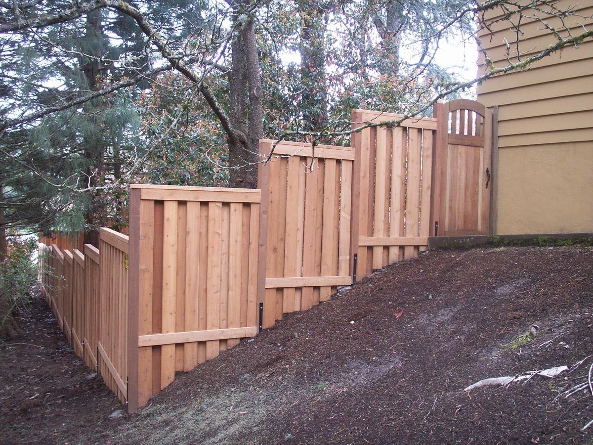Stepped Fence