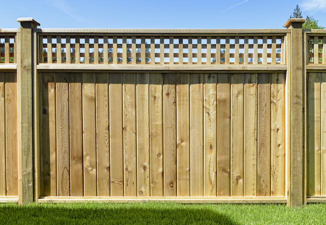 Stockade Garden Fence