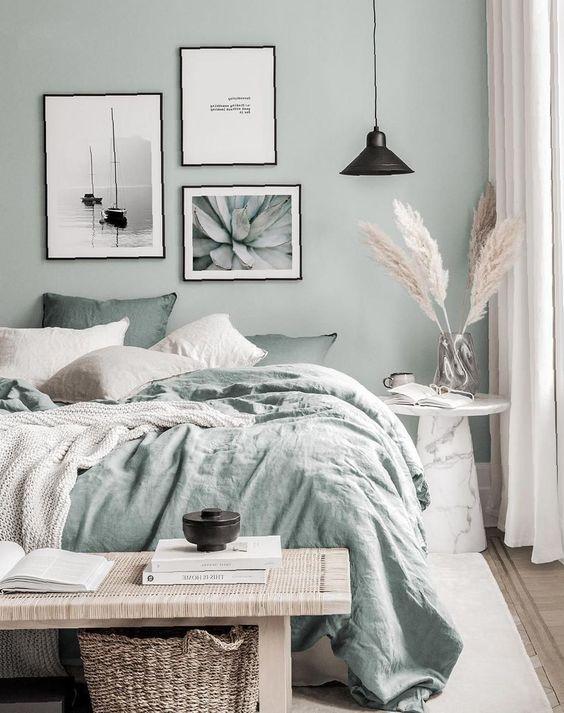 Neutral Gray With Sage Green