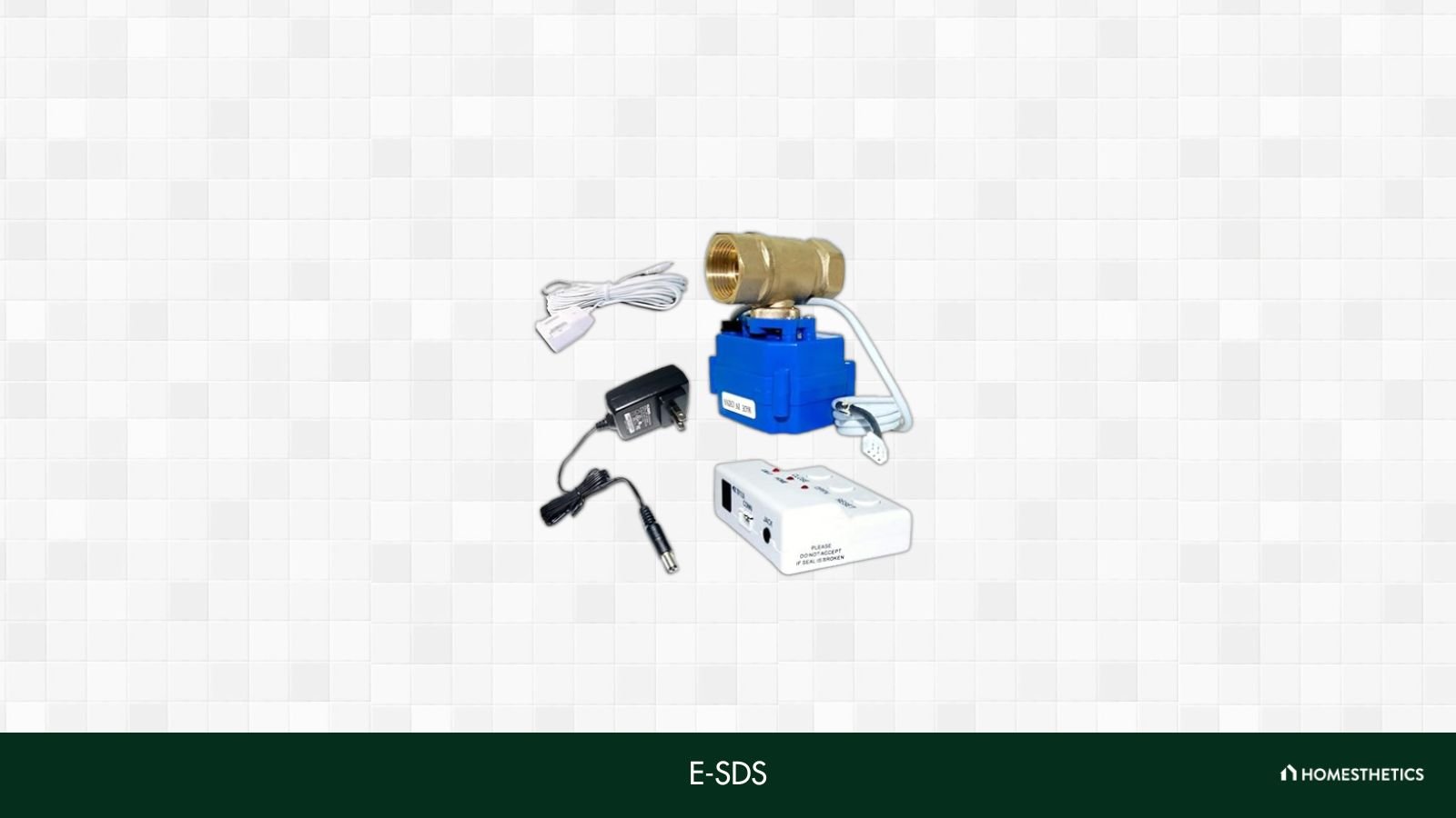 ‎E SDS Water Leak Detector with Shutoff Valve ESDSWLD02