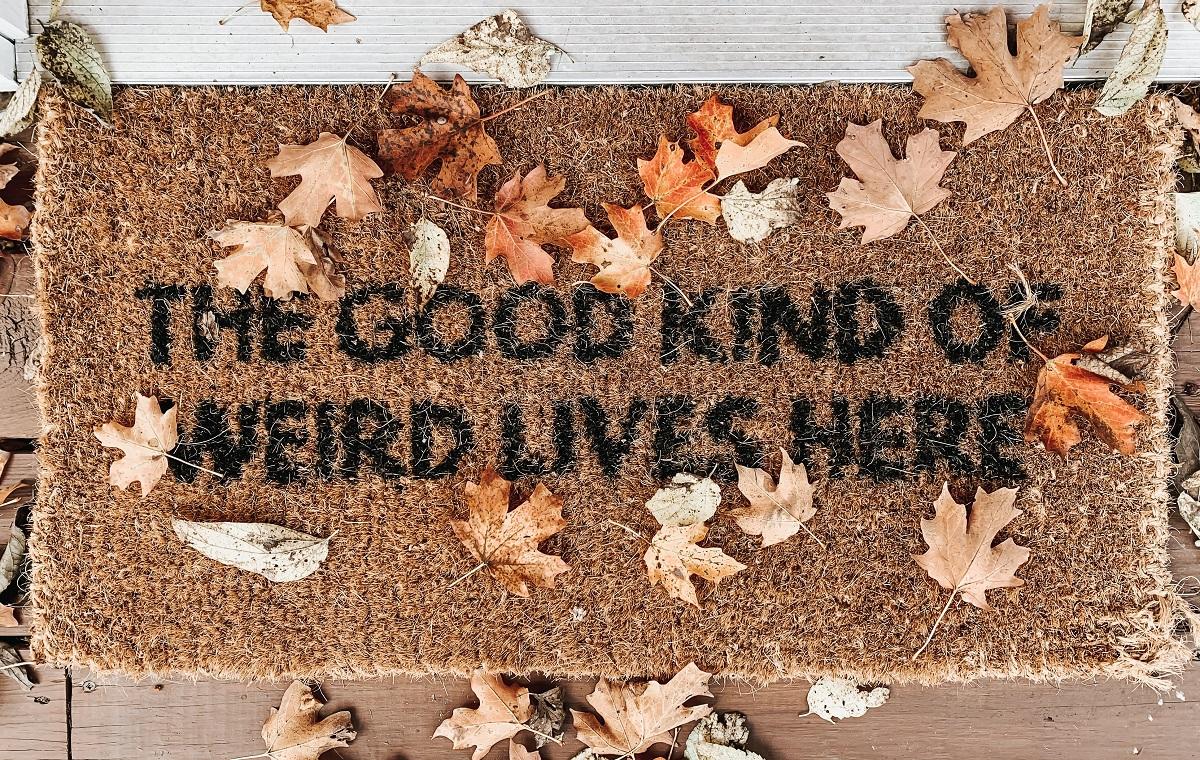 Front Door Mat Welcome Mat Welcome Beware of Wife Kids and Pets are Also  Shady Husband is Cool Rubber Non Slip Backing Funny Doormat Indoor Outdoor