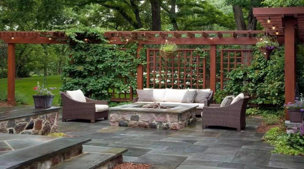 Paver Patio With Pergola