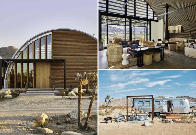 Desert-Themed Quonset Homes