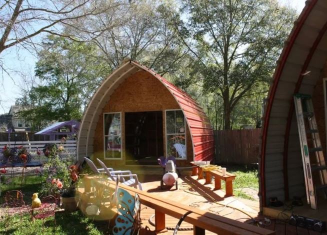 Nature-Like Quonset Huts