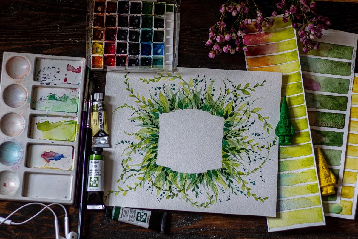 How To Paint Grass With Watercolors