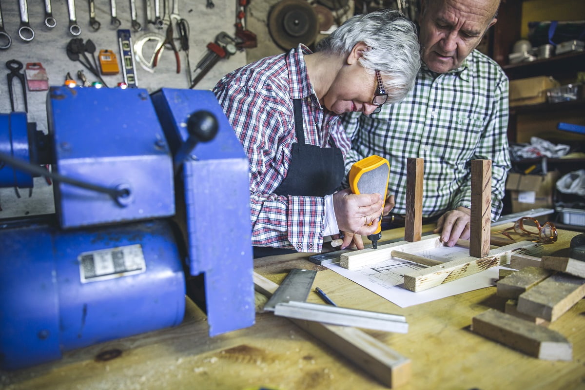 Senior couple working in a carpentry workshop. Can You Use Super Glue On Wood.