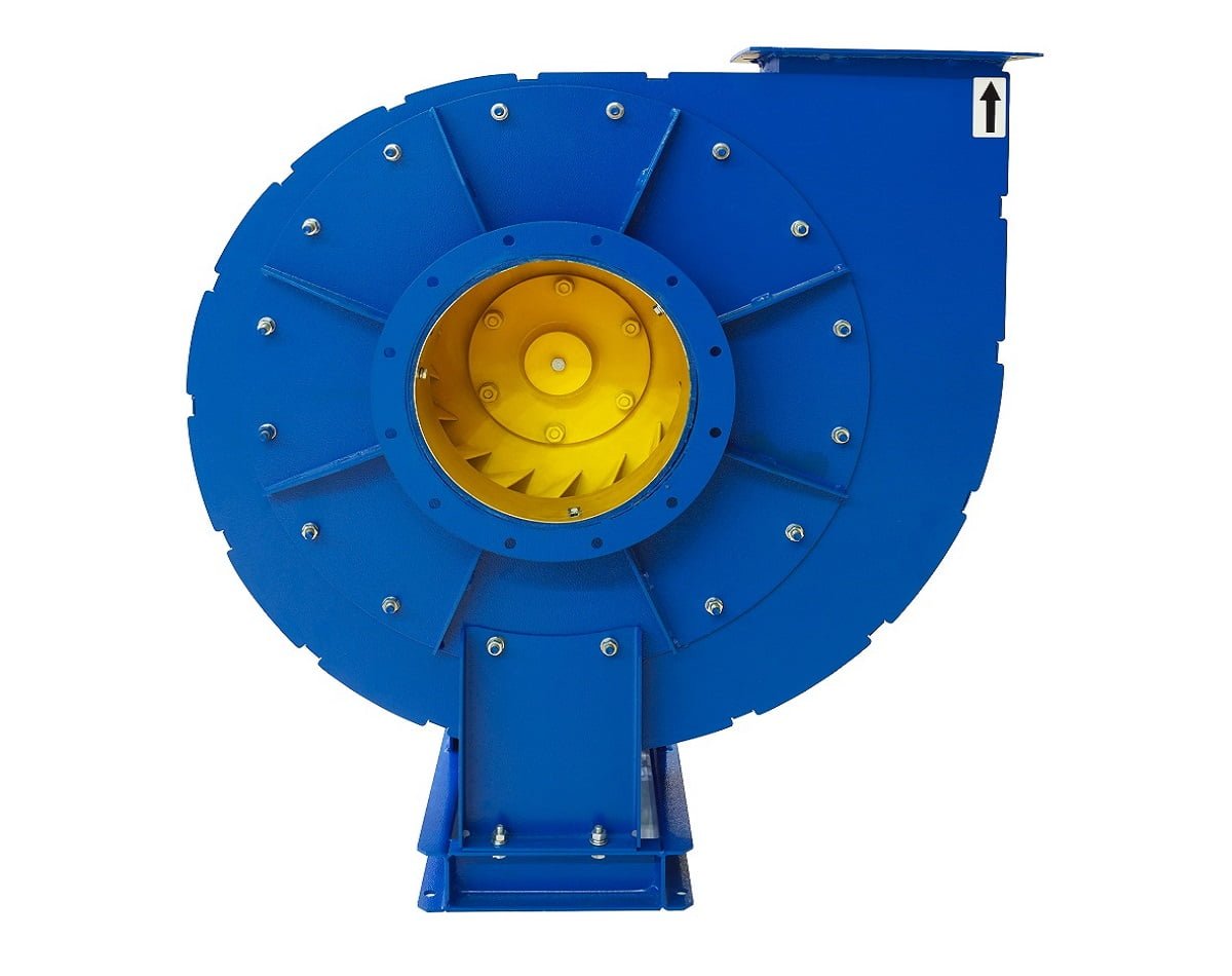 air turbine fan for ventilation and air conditioning isolated on white background. How Does A Industrial Centrifugal Fan Work.