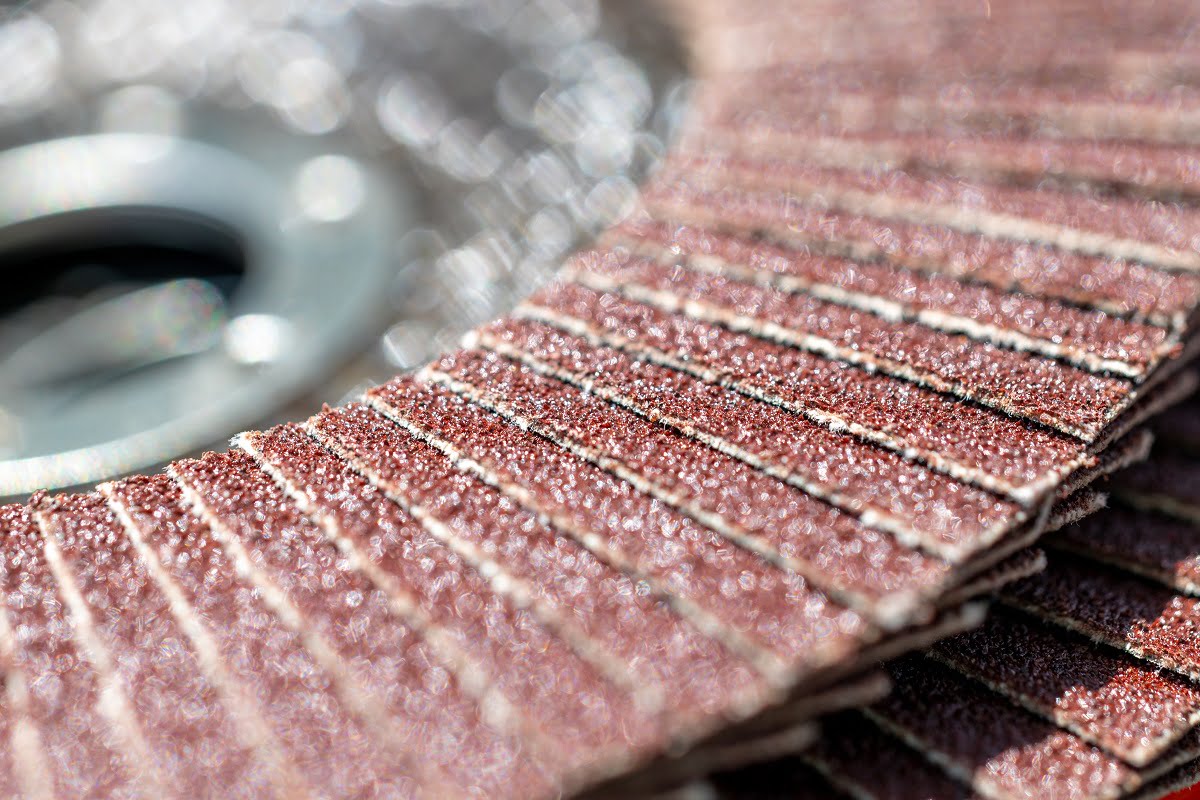 Grinding discs for angle grinders, macro photography of a grinding disc. What Is An Angle Grinder Disc.