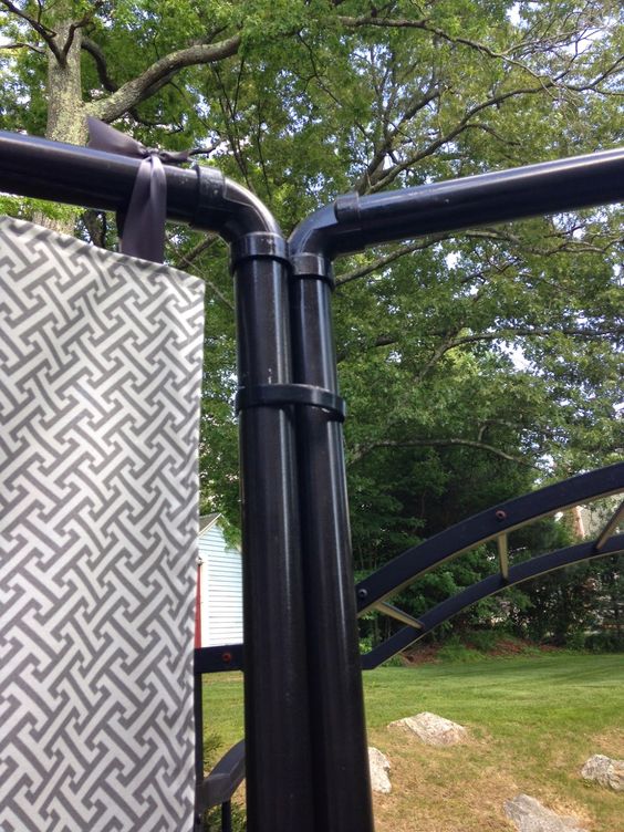 DIY PVC Pipe Privacy Screen