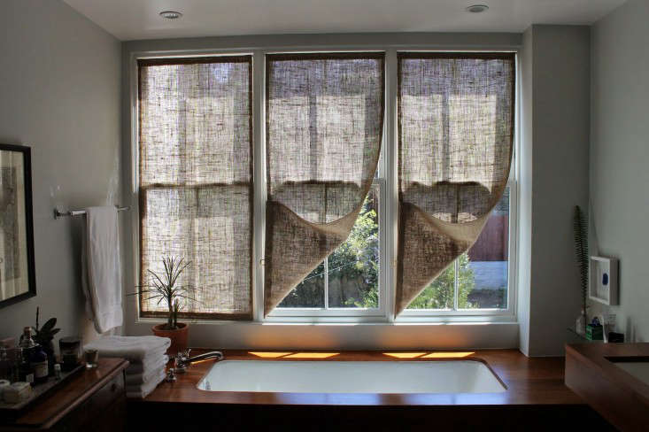 Window Burlap Shade