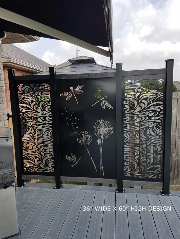 Decorative Metal Privacy Screens