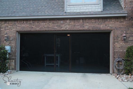 Outdoor Garage Screen