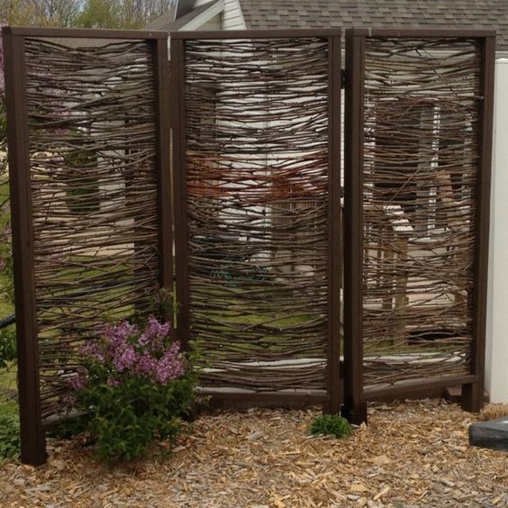 Tree Branch Privacy Screen