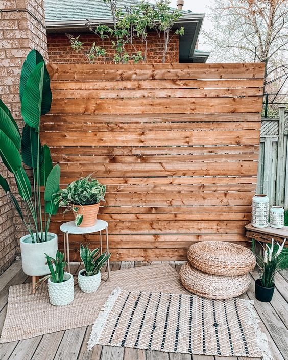 Boho-Inspired Outdoor Screen