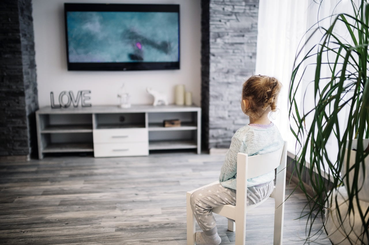 Kid-friendly TV Room