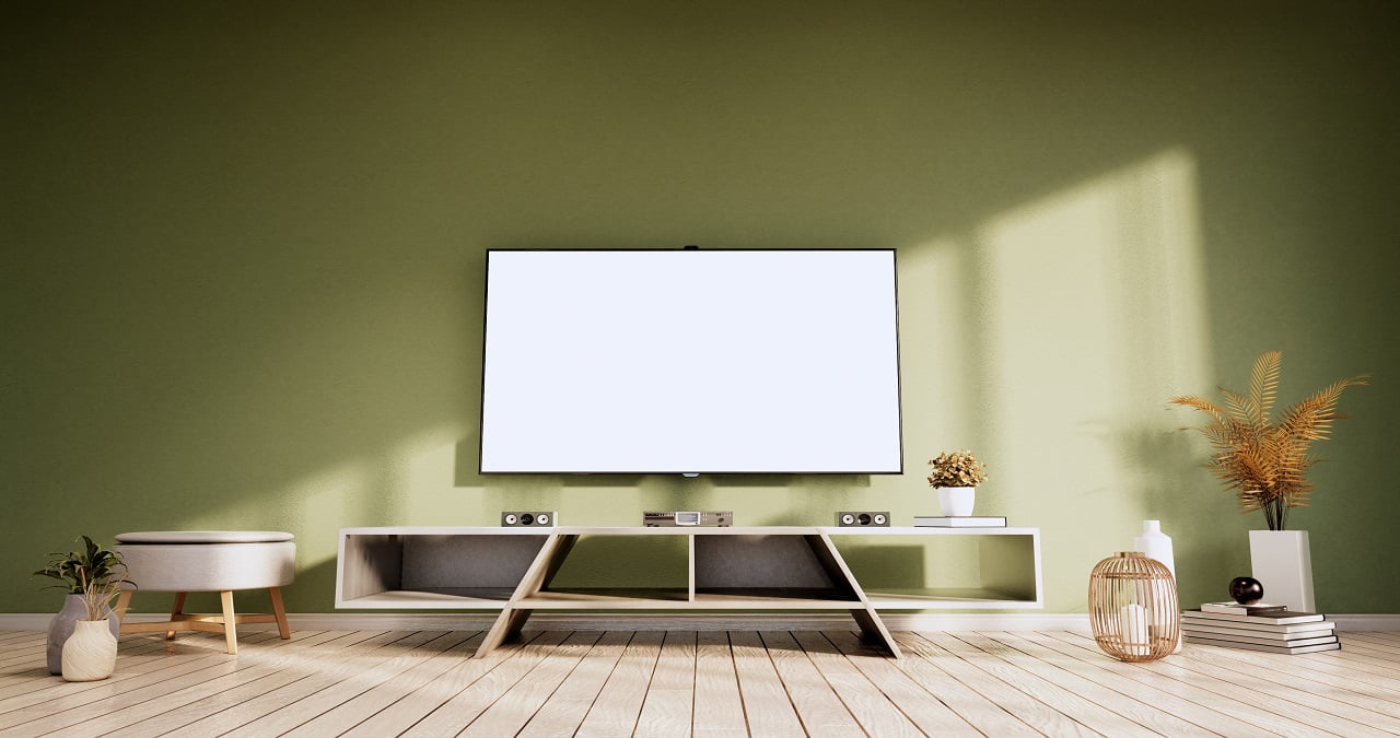 Mid-Century Modern TV Room