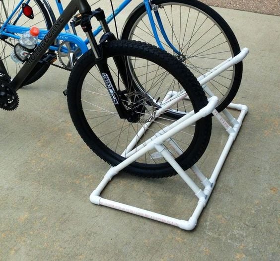 PVC Pipe DIY Bike Rack