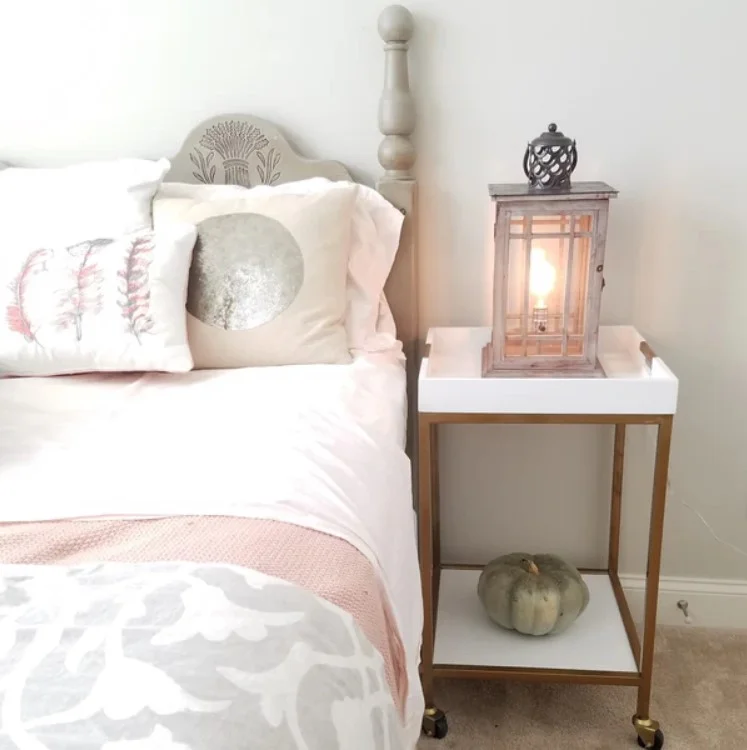 Rustic Bedside Table Lamp