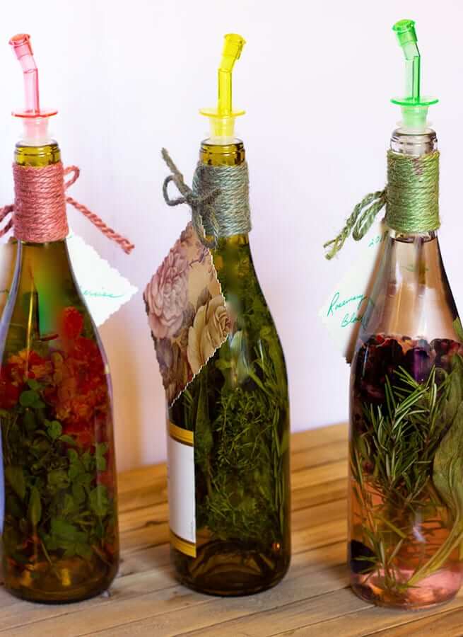 Homemade Vinegar Using Repurposed Wine Bottles
