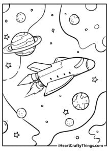 Outer Space Cartoon