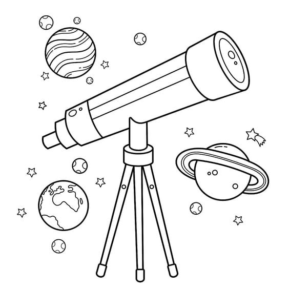 Telescope Drawing