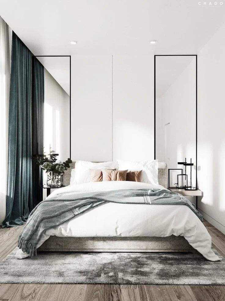 Give Your Small Bedroom Some Symmetry