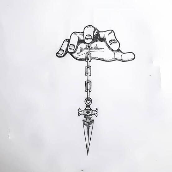 Judgment Chain Tattoo Design