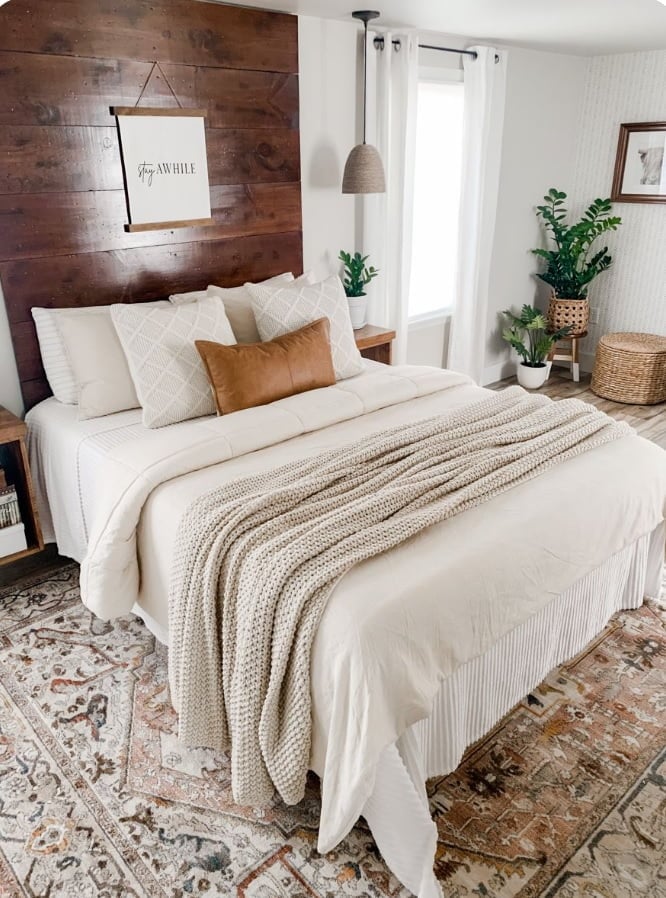 Rustic Taupe Bedroom