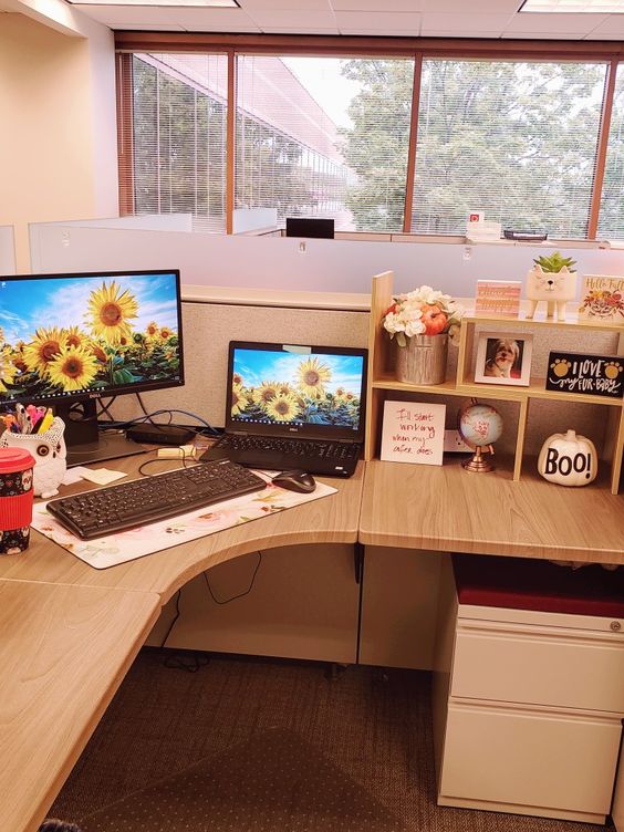 20 Cubicle Decor Ideas For Your Workspace - DIY for Offices. - DECORHUBNG