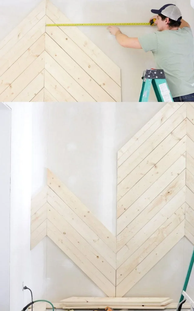 Patterned Wood Wall