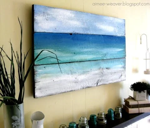 Ocean Pallet Wall Art