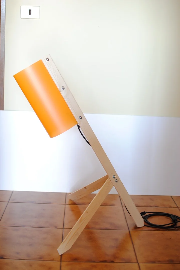 Quirky Wood Lamp