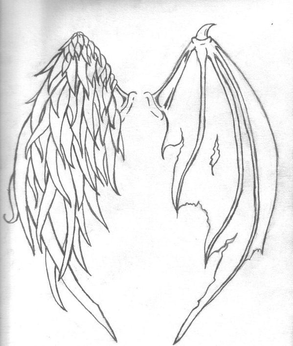 Wings Tattoo Drawing Ideas