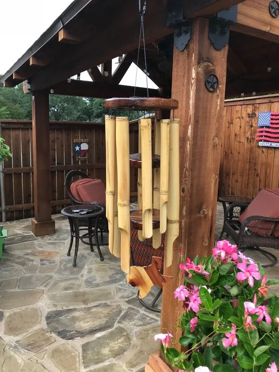 Large DIY Bamboo Wind Chimes