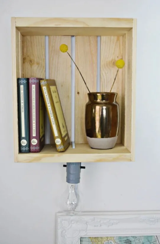 Multi-Purpose Lamp and Shelves