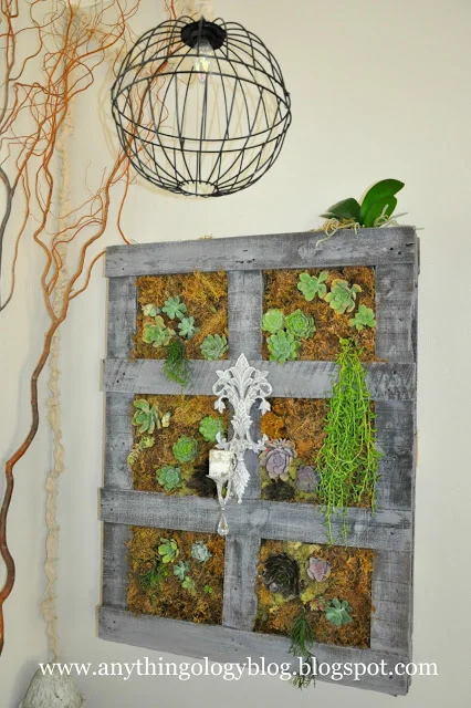 Vertical Garden Wood Wall Art