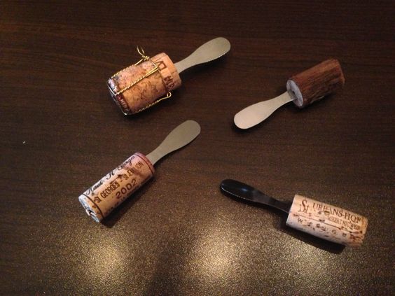 Wine Cork Utility Knife Handles
