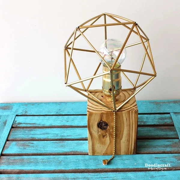 Up-Cycled Geometric Candle Holder