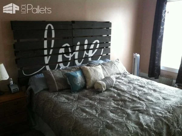 UpCycled Pallet Bed Headboard