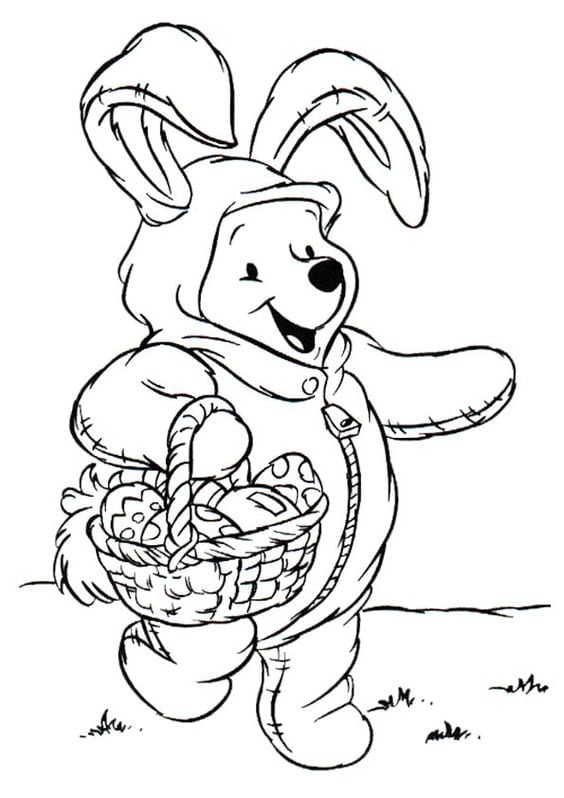 Easter Bunny Winnie the Pooh