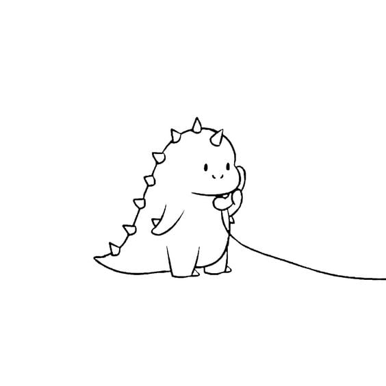 Drawing a Dinosaur with a Telephone