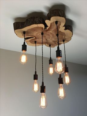 Customized Heartwood Ceiling Lamp