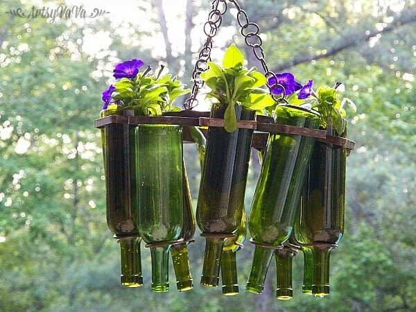 Outdoor Bottle Wine Chandelier