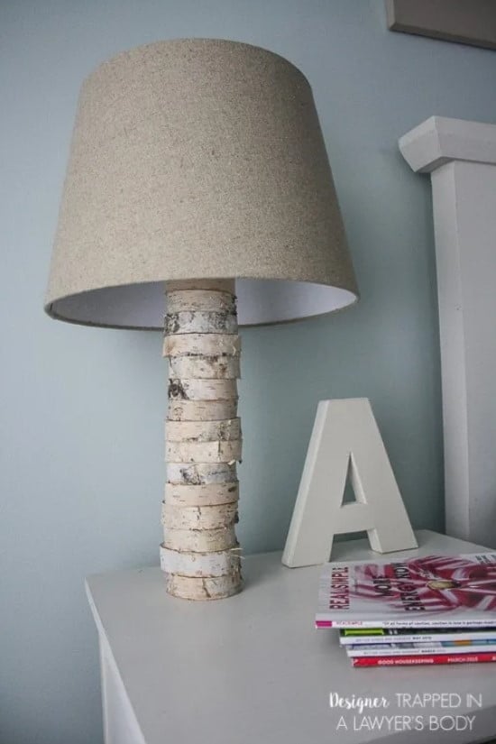 Wooden Coaster Lamp