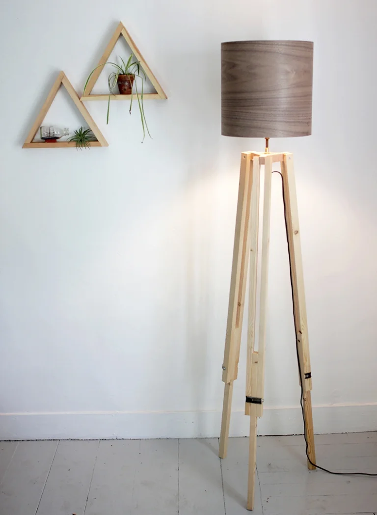 Easy DIY Tripod Floor Lamp